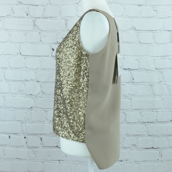 NWT ELIE TAHARI Rosalin Sequin Sleeveless Top … - Picture 4 of 6